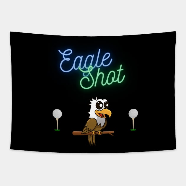 Fun Eagle Golf Apparel Tapestry by Topher's Emporium