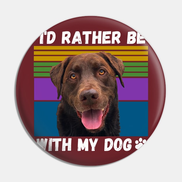 Rather Be With My Dog Pin by CENTURY PARK DESIGNS