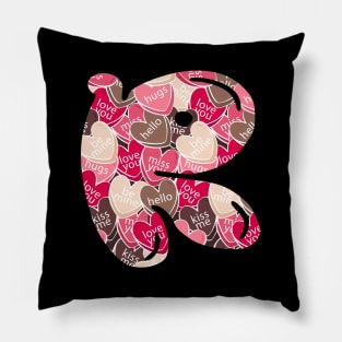 Monogram Letter R Pillow