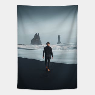 Reynisdrangar Beach Tapestry