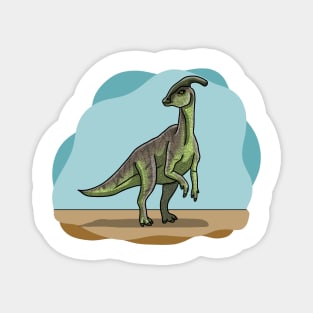 Parasaurolophus dinosaur Magnet