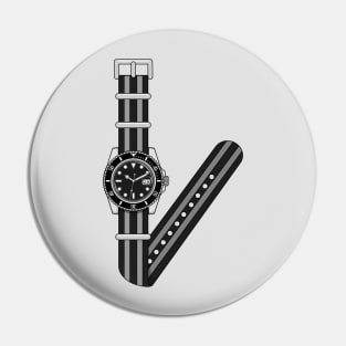 Diver's Watch on NAto Pin