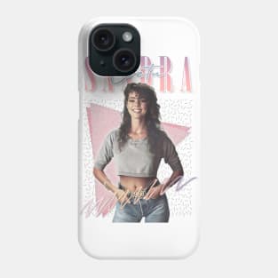 Sandra Cretu - 80s Retro Fan Art Design Phone Case