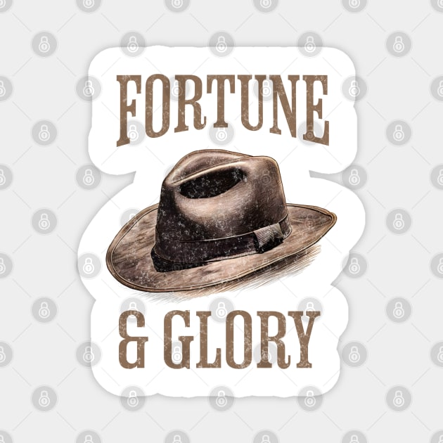 Fortune and Glory - Fedora - Adventure Magnet by Fenay-Designs