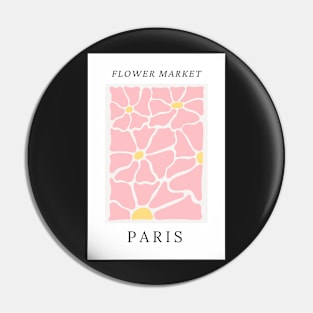 Paris Flower Market Botanical Pin