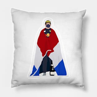 Max Verstappen celebrating his victory at the 2021 Dutch Grand Prix Pillow