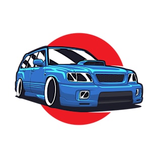 Blue Forester STI JDM T-Shirt