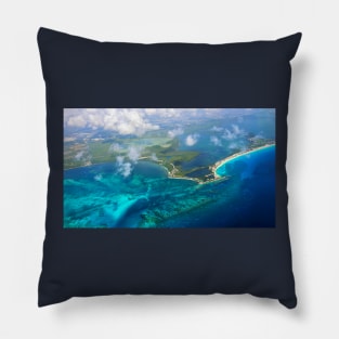 Above Caribbean Pillow