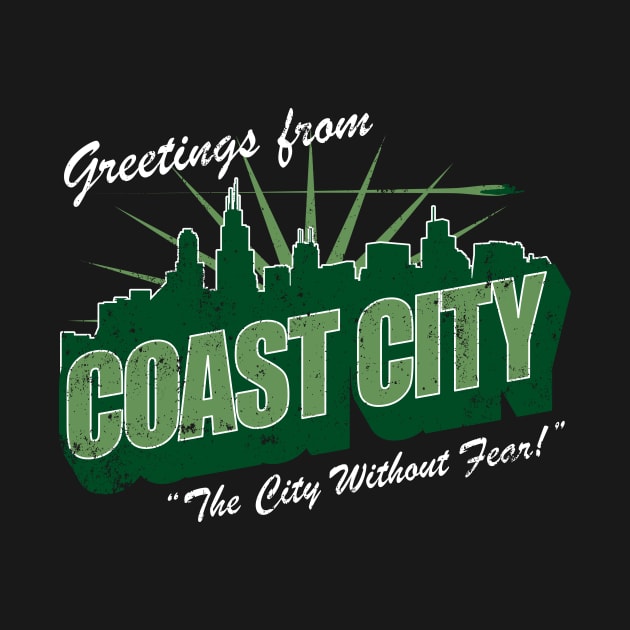 Greetings From Coast City by BlazeComics