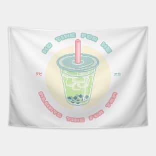 Matcha Milk Tea Tapestry