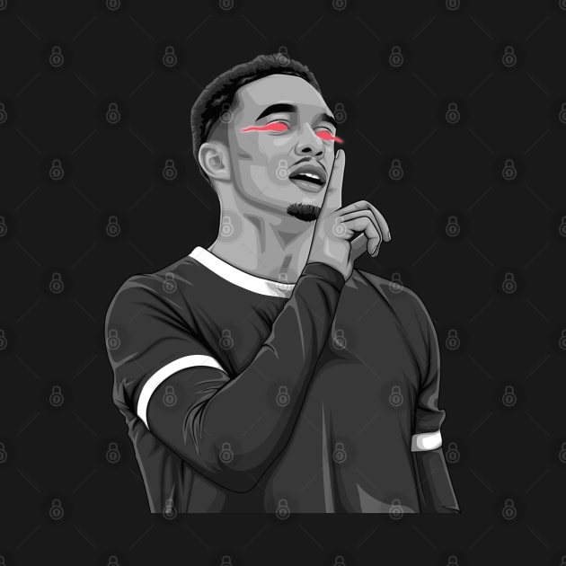 Trent Alexander Arnold Black and White Version by Aldduardo