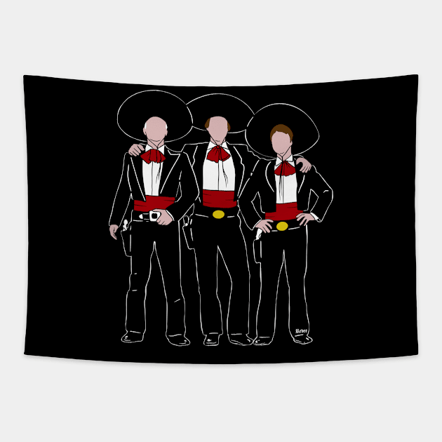 Three Amigos Tapestry by RevArt