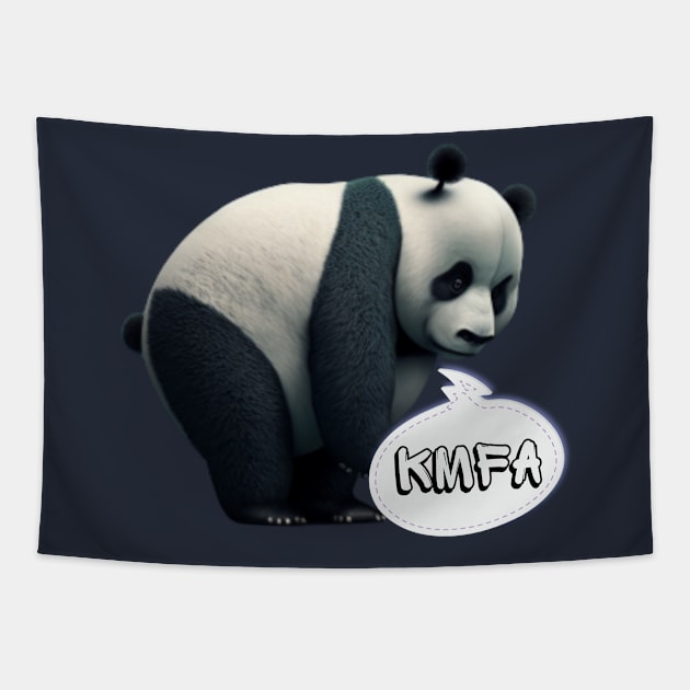 Panda says kmfa Tapestry by ThatSimply!