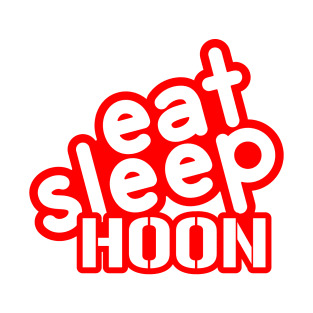 Eat Sleep Hoon - red T-Shirt