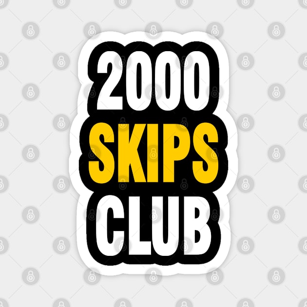 2000 skips club Magnet by Chandan