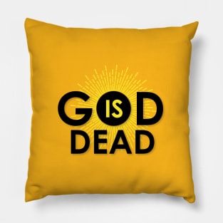 God is dead Pillow