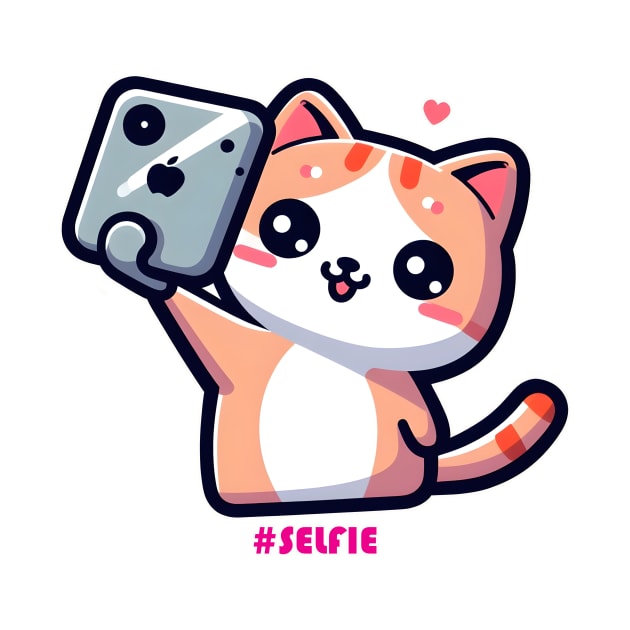 Cat Selfie by Rawlifegraphic