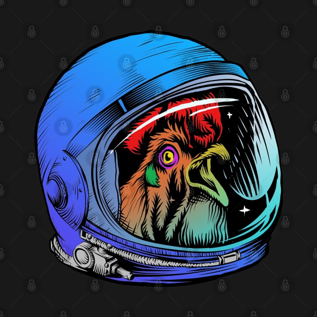 Astro Chicken by Shawnsonart