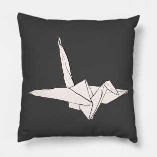 Paper Crane - Off White Pillow