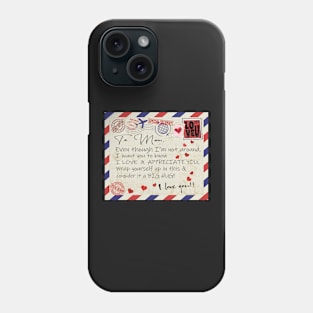 A Letter to Mom Phone Case