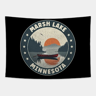 Marsh Lake Minnesota Sunset Tapestry