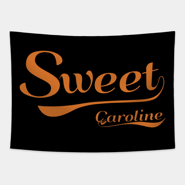 Sweet caroline | Neil Diamond Tapestry by Degiab