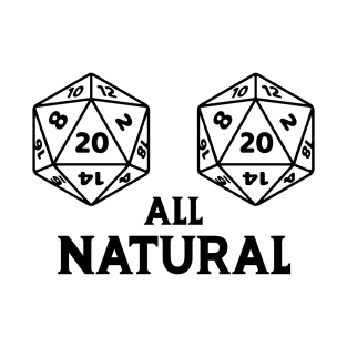 All Natural RPG Dice T-Shirt