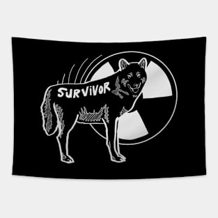 Radioactive "Nuclear Wolf" Survivor Tapestry