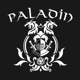 Dnd Paladin Class Symbol Print T-Shirt