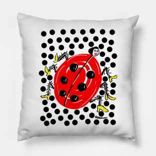 Ladybug in heels Pillow