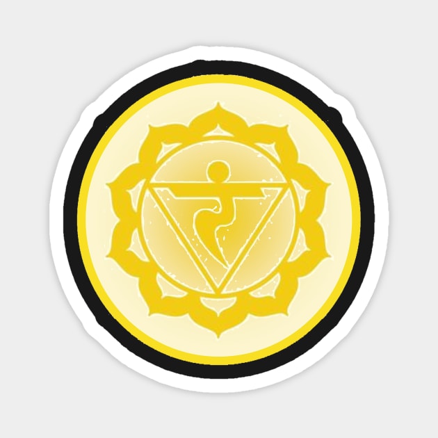 Willpower and confidence are mine Solar-Plexus Chakra- Blue Magnet by EarthSoul
