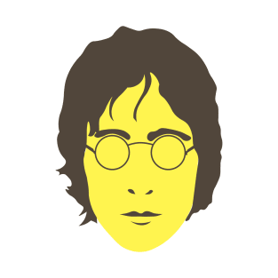 Minimalist John Lennon Lemon Pop Art T-Shirt