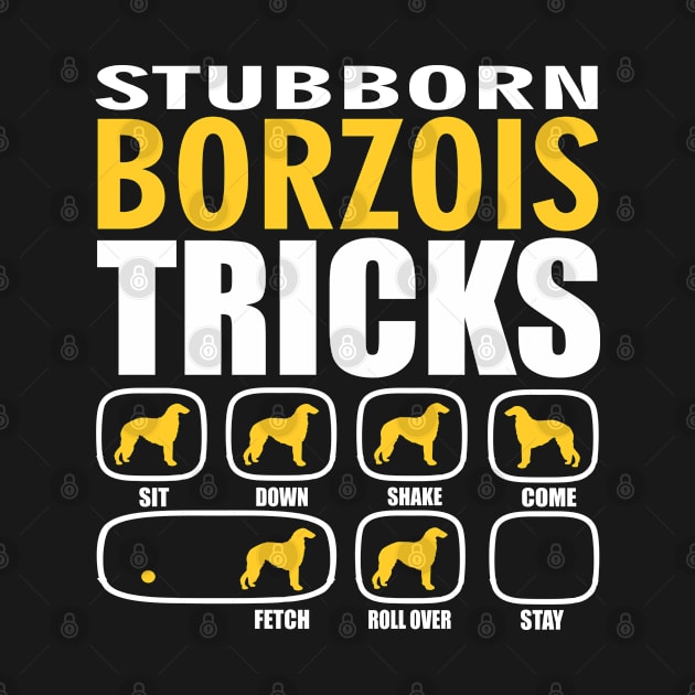 Stubborn Borzois Tricks by Madfido