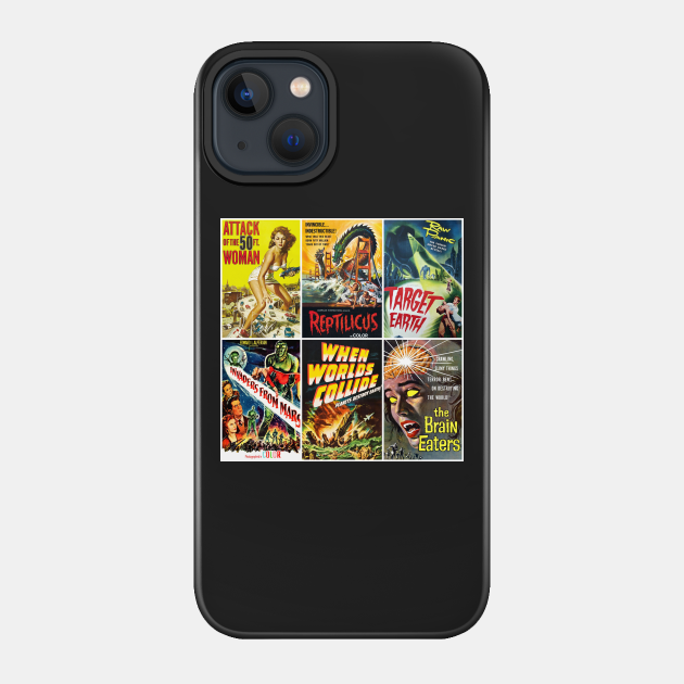 50s Sci-Fi Poster Collection - Science Fiction - Phone Case