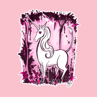 Pink Unicorn T-Shirt