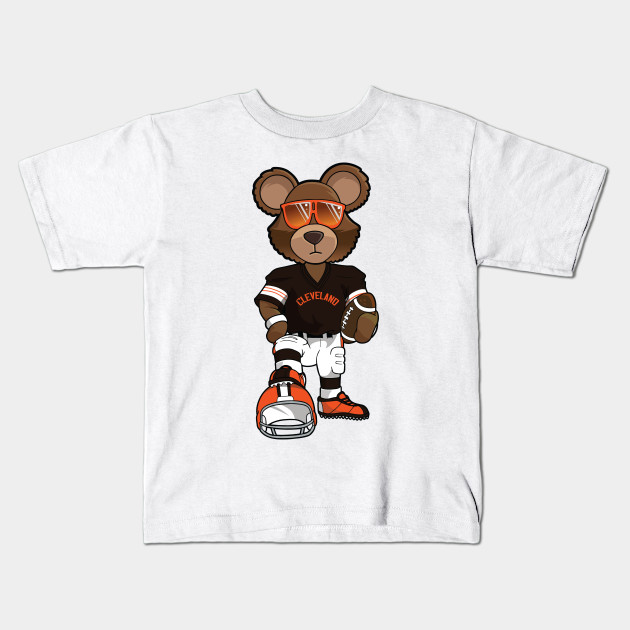 Cleveland Brown - Cleveland Browns - Kids T-Shirt | TeePublic