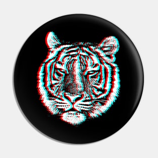 3D Tiger Pin