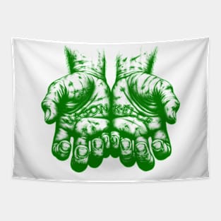 Hand Jason Kelce, Each finger tells a story of sacrifice and resilience Tapestry