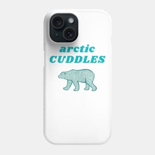 Arctic Cuddles, Cute Polar Bear Design Phone Case