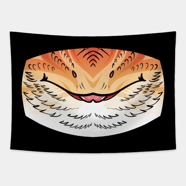 Hypo Red Bearded Dragon Tapestry by TwilightSaint