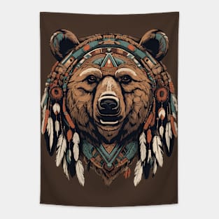 Native American Bear Tapestry