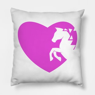 Horse lover gift for girls & women who love horses Pillow