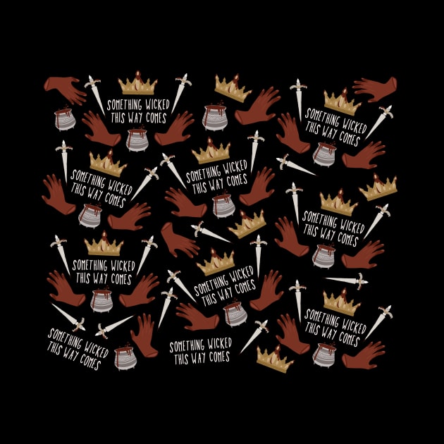 something wicked this way comes - macbeth shakespeare pattern by sidhedcv