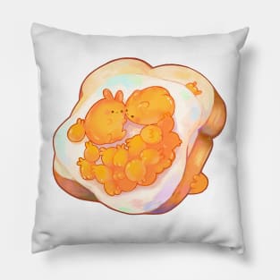 Bunny Yolk Butt Toast Pillow