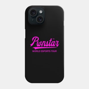 Pwnstar™ Hot Pink World Esports Tour Baseball Swash 1 Phone Case