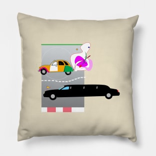 two cars Pillow