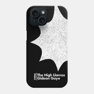 The High Llamas / Gideon Gaye / Minimal Graphic Design Tribute Phone Case