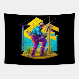 Lineman Design for Linemen Tapestry