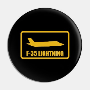 F-35 Lightning Patch Pin