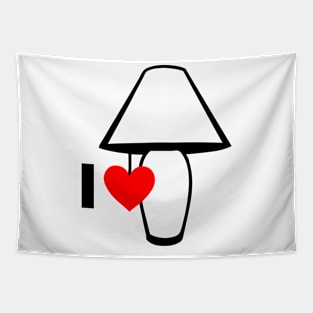 Brick Tamland I Love Lamp Tapestry